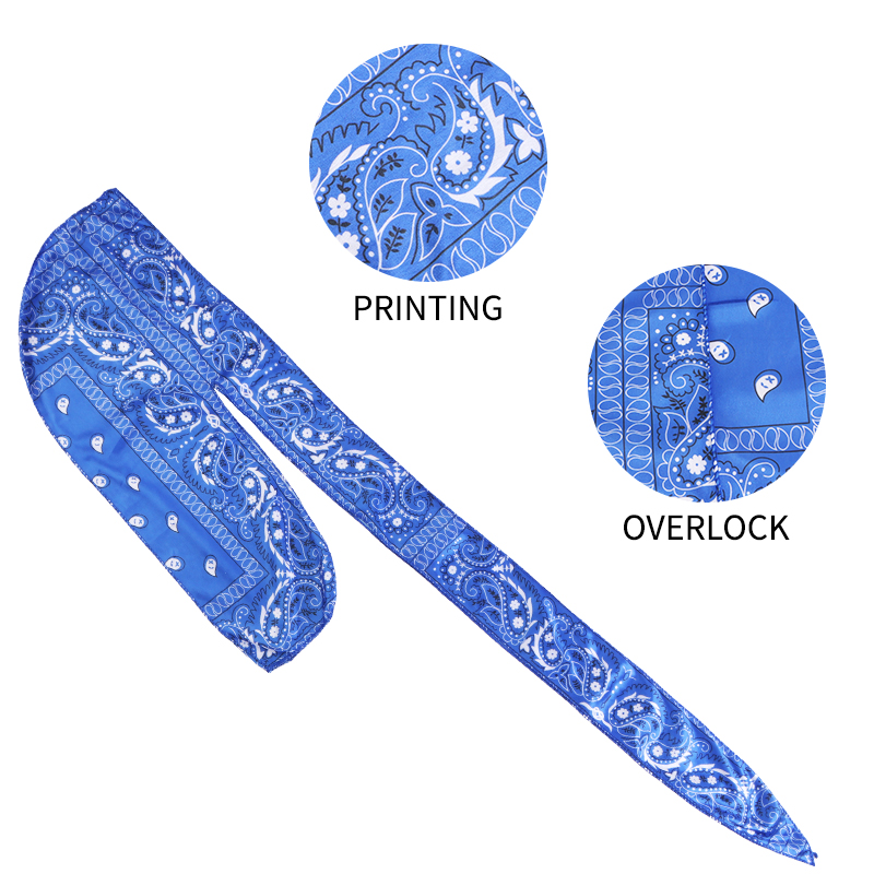 Amoeba Print Silky Durag Banda - مراجعة Street Fashion Hijab وسعره