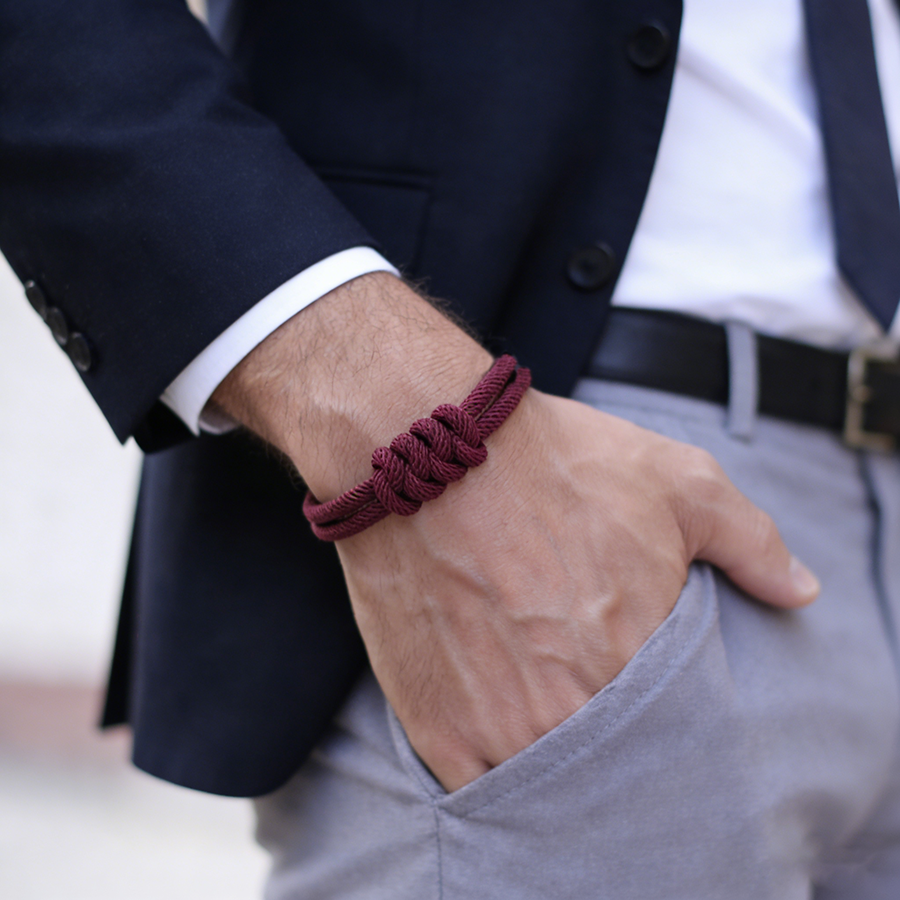 Stylish Men Rope Bracelet High - مراجعة Street Fashion In Milan وسعره