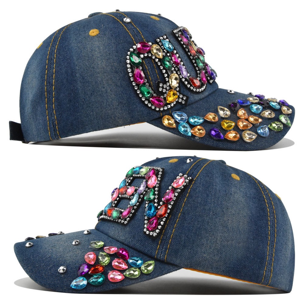 Queen Rhinestone Denim Basebal - مراجعة Queen Street Fashion وسعره