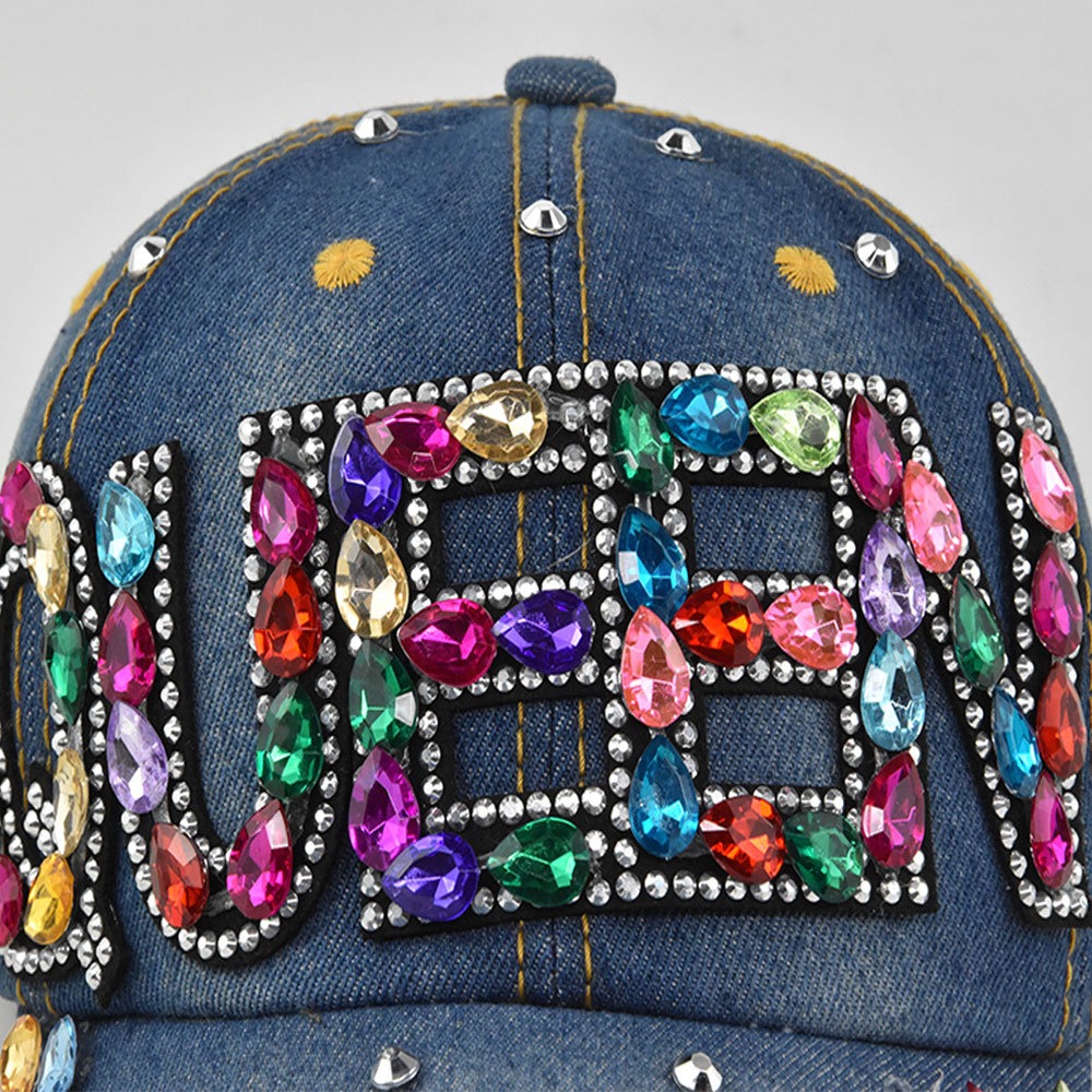 Queen Rhinestone Denim Basebal - مراجعة Queen Street Fashion وسعره
