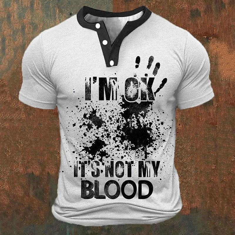 Funny 3D Letter Print Men's He - مراجعة Street For Fashion وسعره