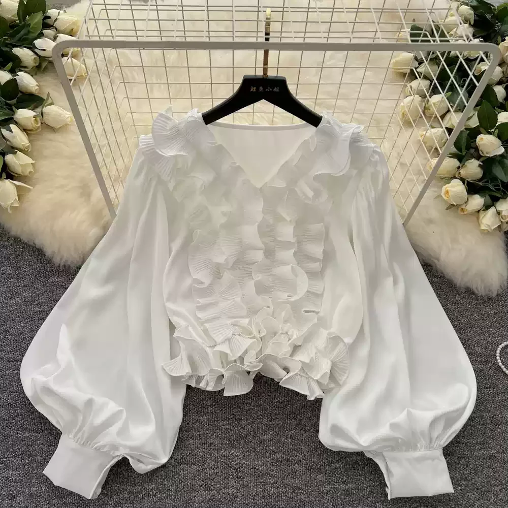 Chic V-neck Vintage Long Lante - مراجعة Street Fashion Korean وسعره