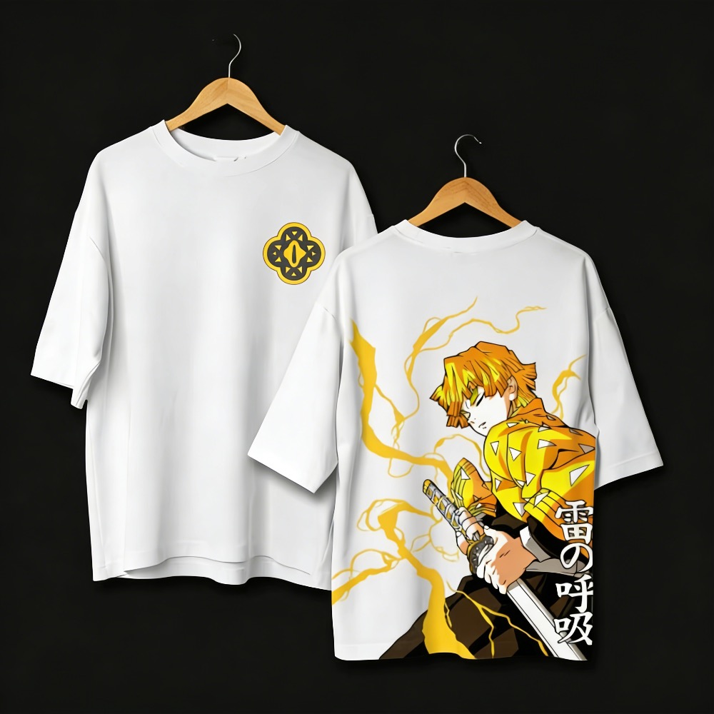 Plus Size Demon Slayer Anime P - مراجعة Street Fashion Anime وسعره