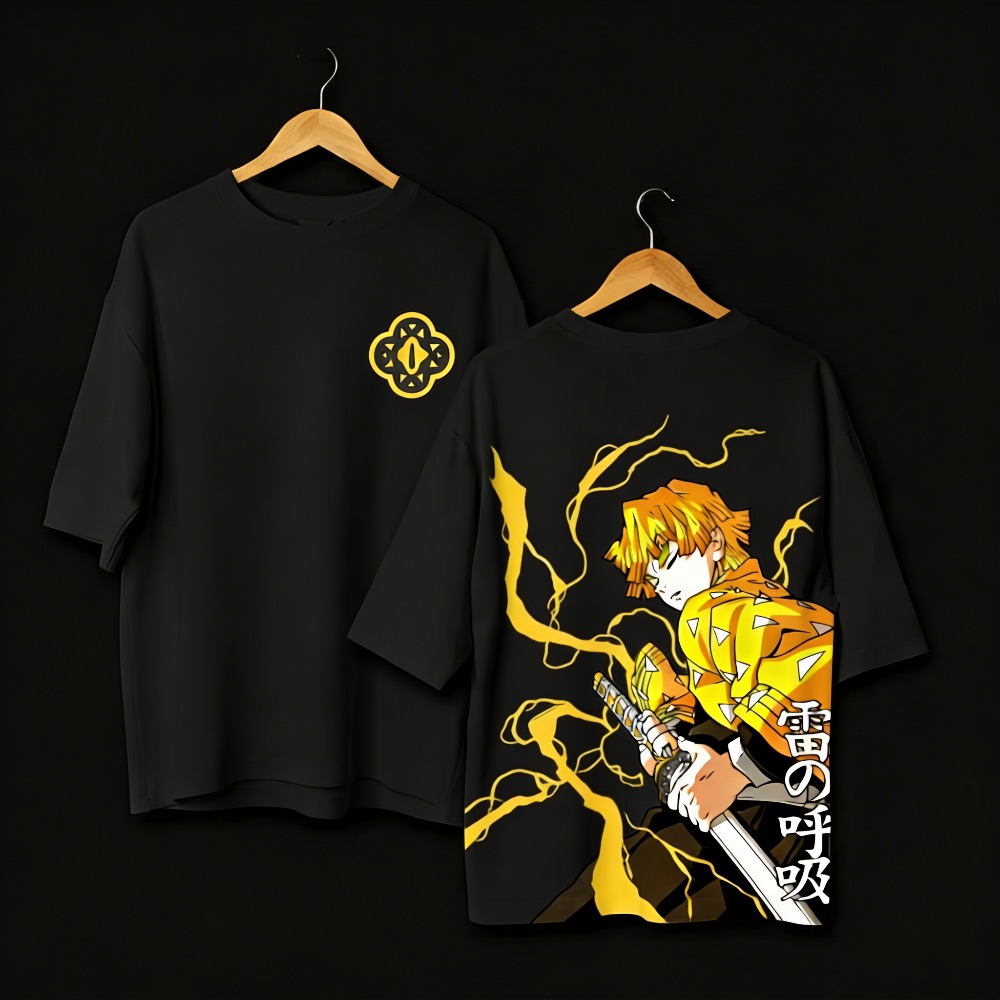 Plus Size Demon Slayer Anime P - مراجعة Street Fashion Anime وسعره