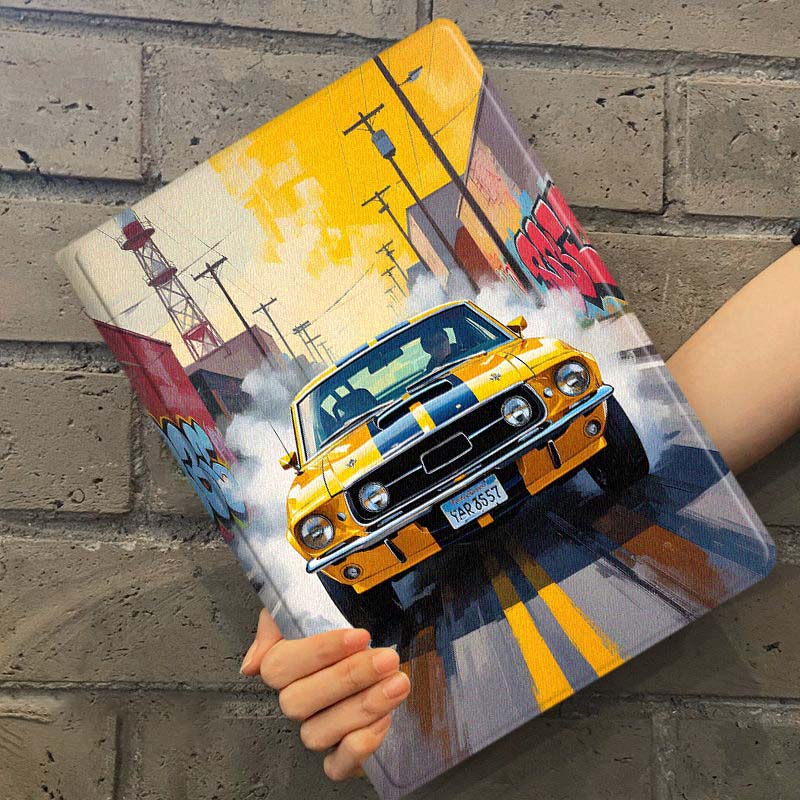 Yellow Mustang Street Graffiti - مراجعة Street Fashion Graffiti وسعره