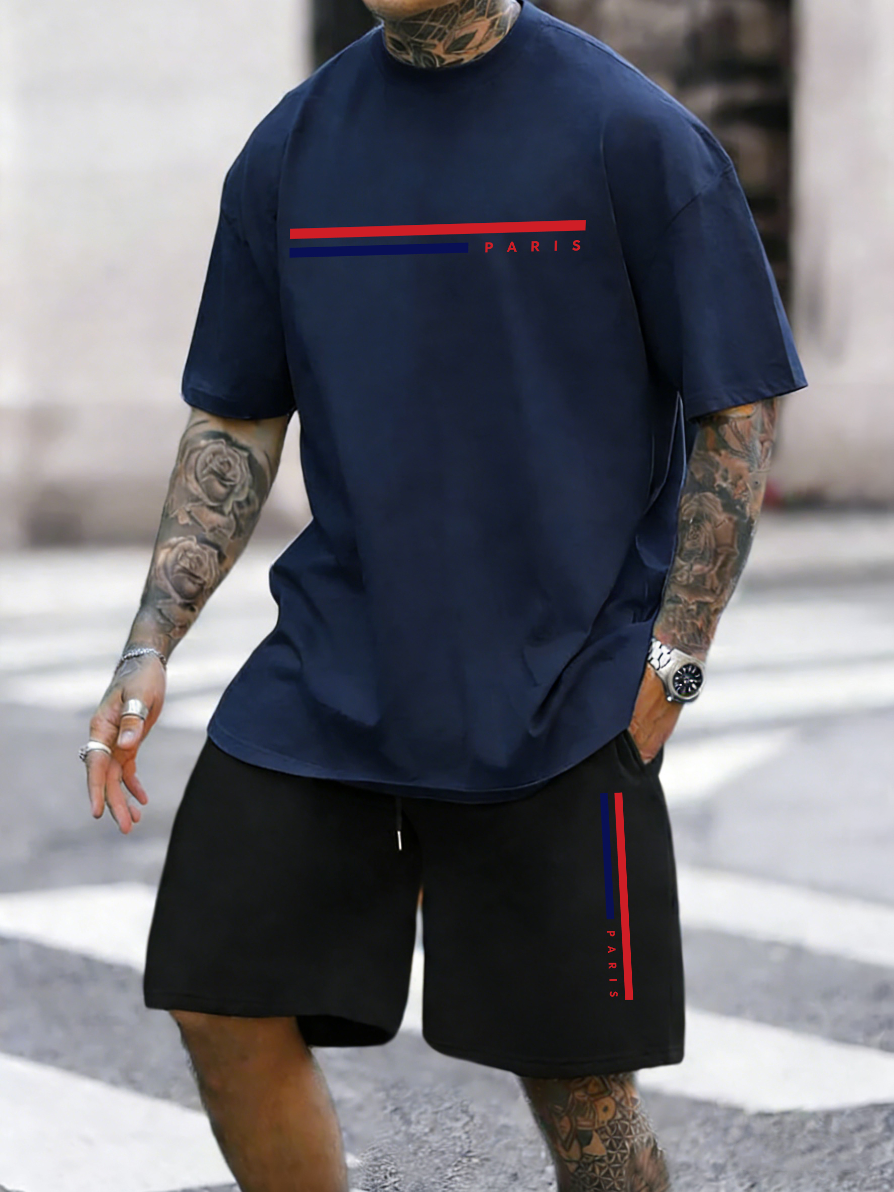 Paris Line Simple Pattern Summ - مراجعة Street Fashion Elements وسعره
