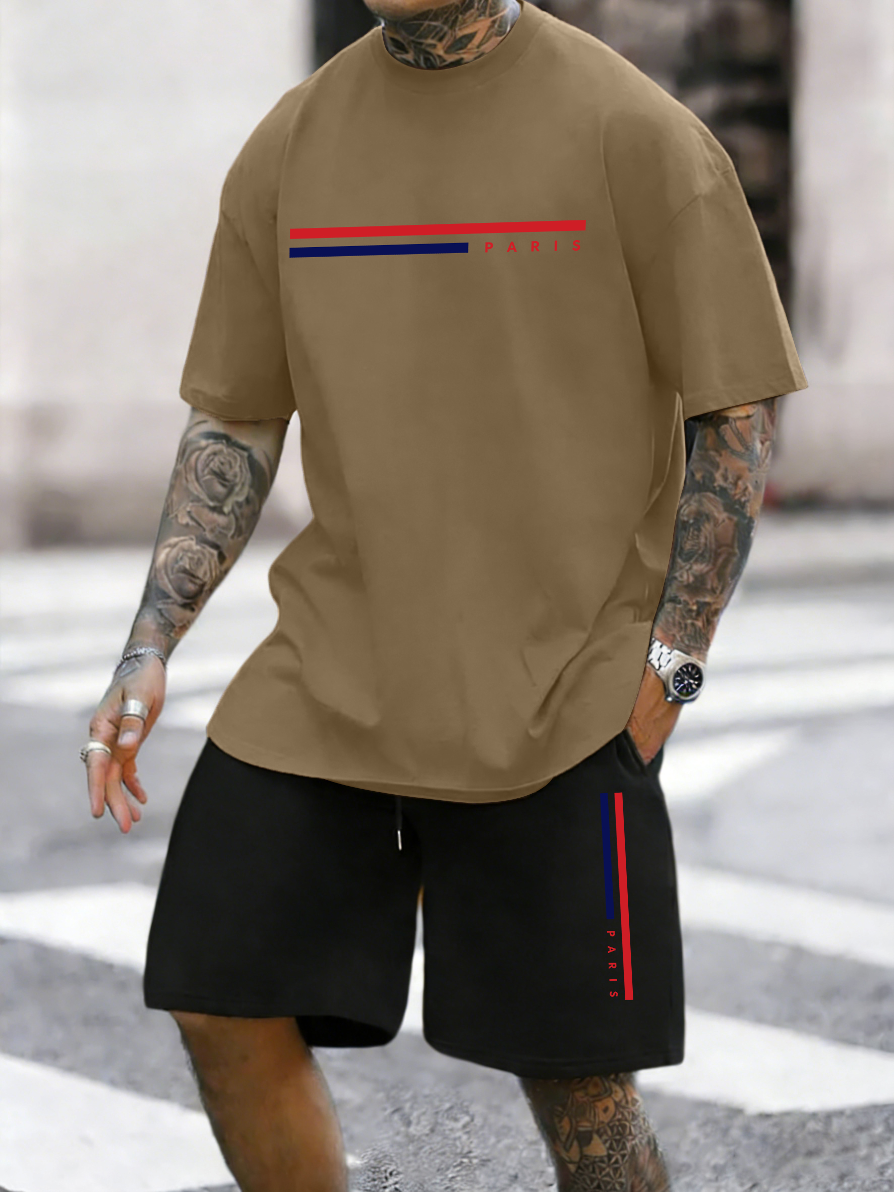 Paris Line Simple Pattern Summ - مراجعة Street Fashion Elements وسعره