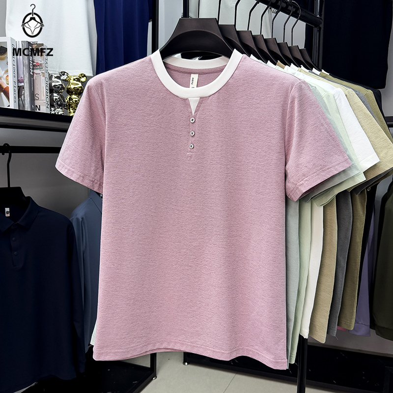 Men Casual Short Sleeve Henley - مراجعة Street For Fashion وسعره