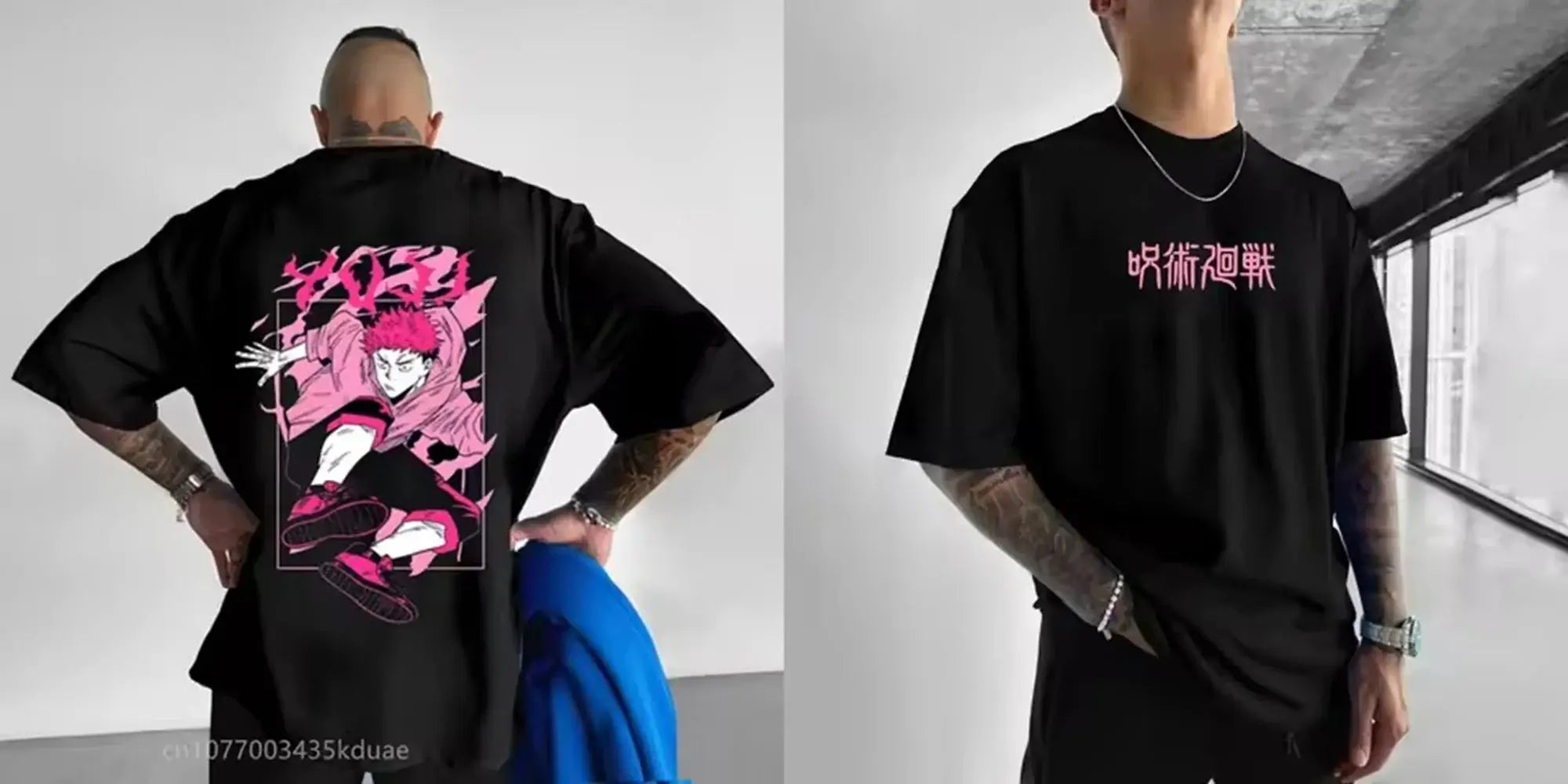 Jujutsu Kaisen T-Shirt Anime G - مراجعة Street Fashion Anime وسعره