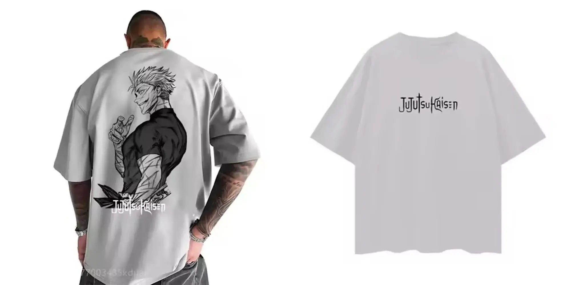 Jujutsu Kaisen T-Shirt Anime G - مراجعة Street Fashion Anime وسعره