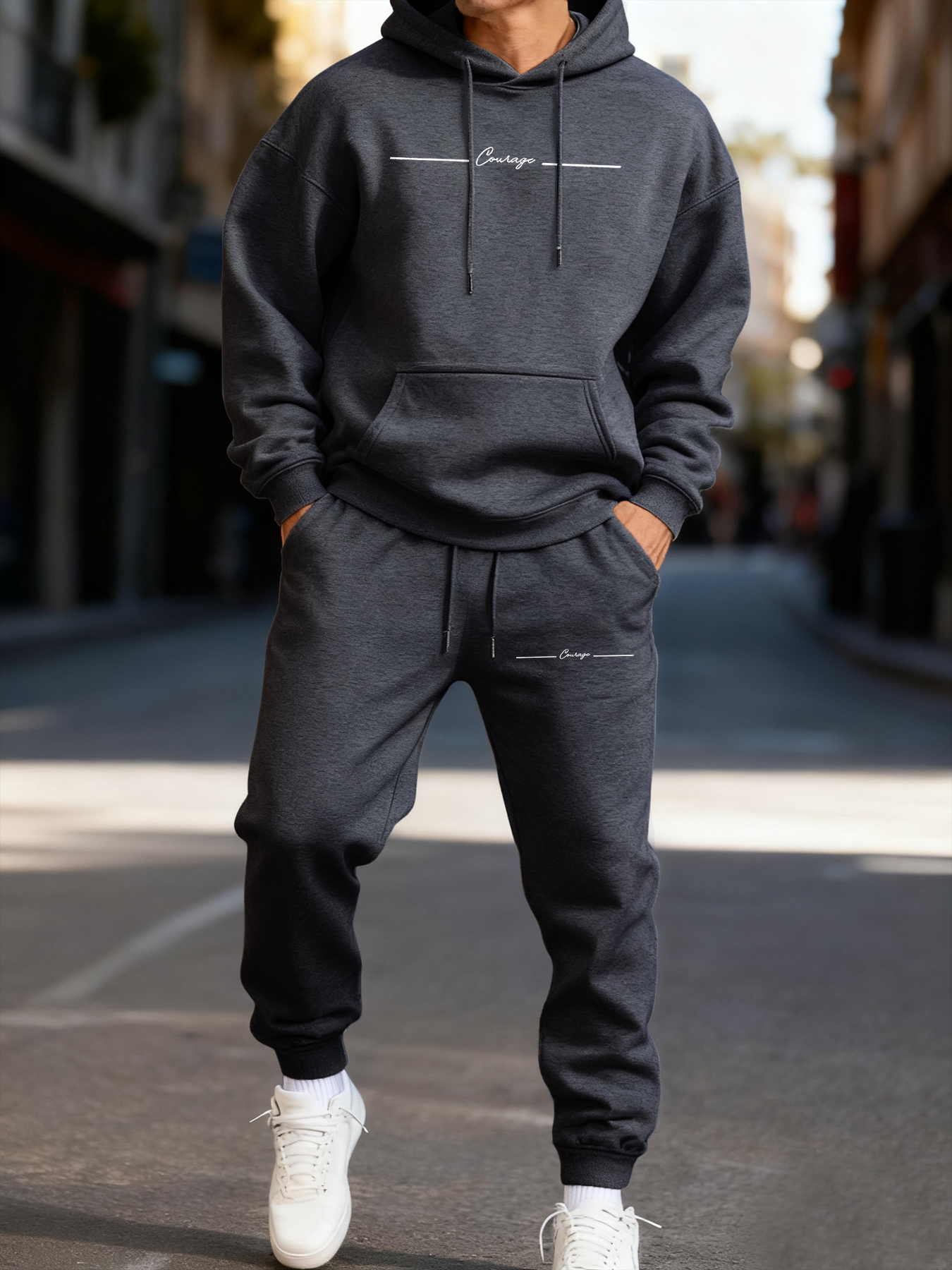 Courage Simple Line Printed Me - مراجعة Street Fashion Elements وسعره