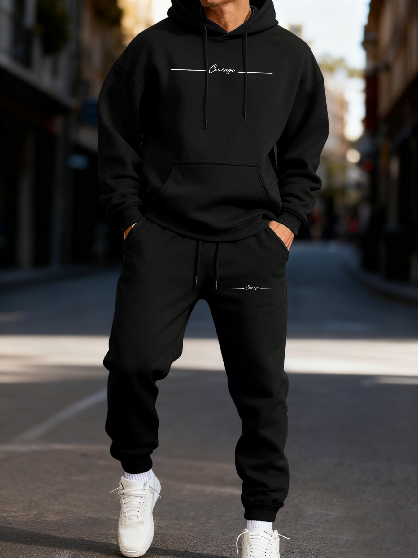 Courage Simple Line Printed Me - مراجعة Street Fashion Elements وسعره