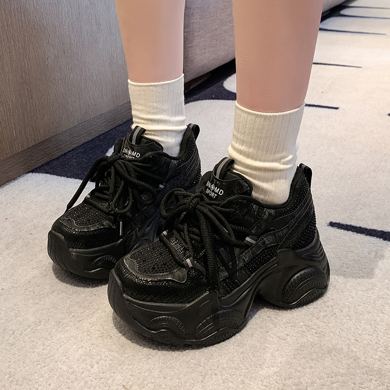 8CM Women Chunky Sneakers New  - مراجعة Chunky Sneaker Platform وسعره