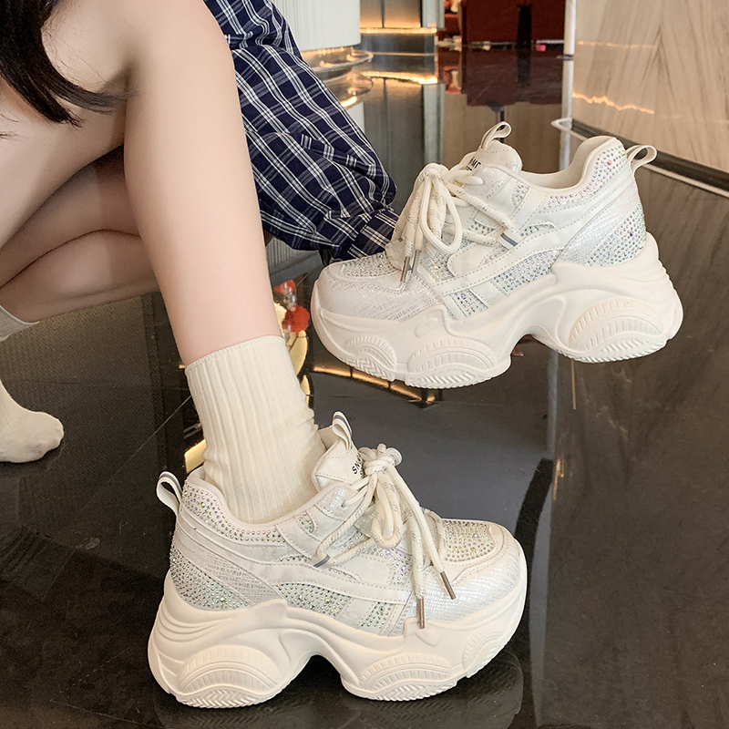 8CM Women Chunky Sneakers New  - مراجعة Chunky Sneaker Platform وسعره