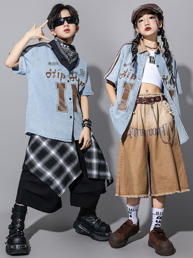 Girls Hip Hop Dance Costume Bo - مراجعة Street Fashion Kpop وسعره