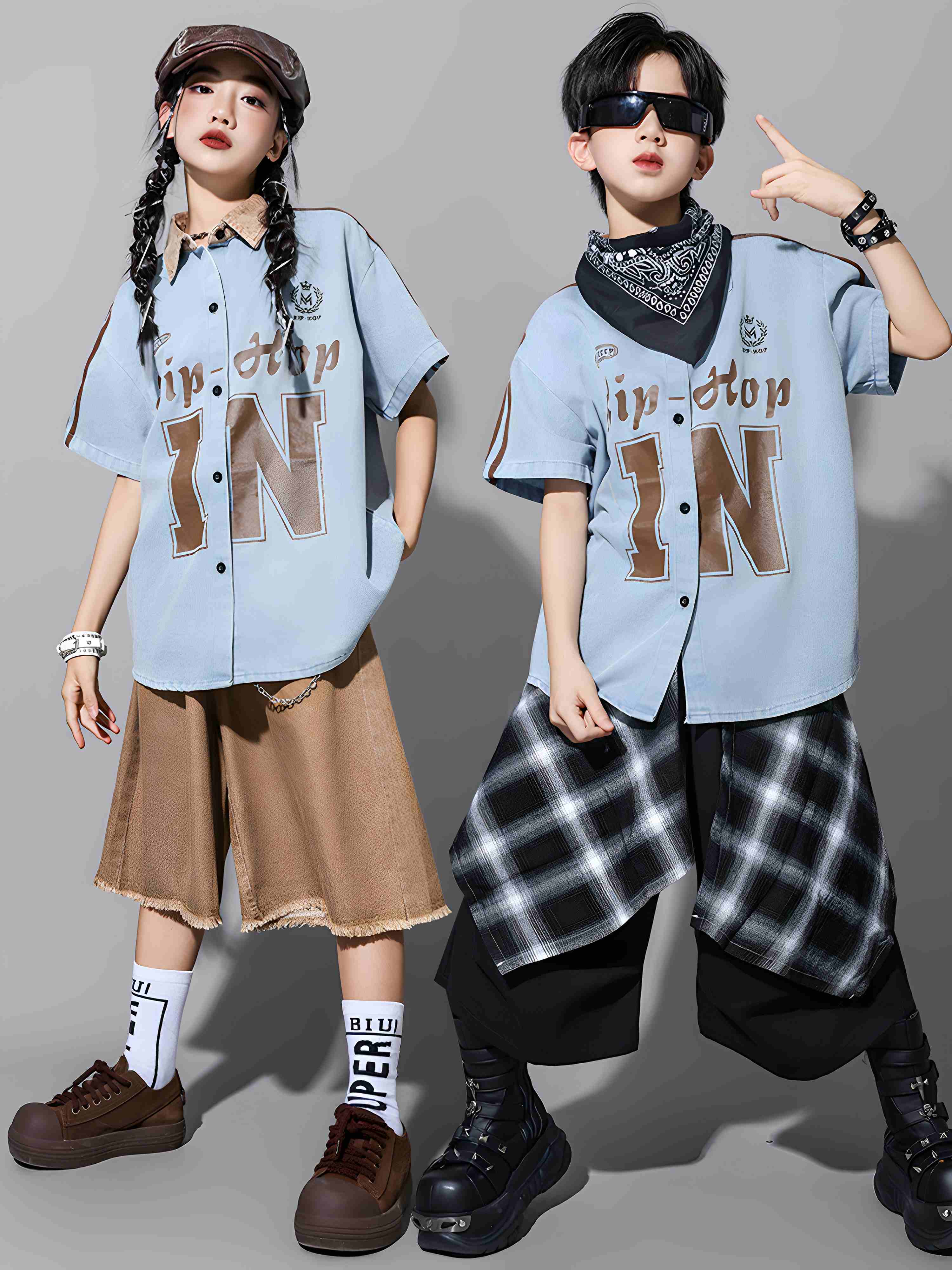 Girls Hip Hop Dance Costume Bo - مراجعة Street Fashion Kpop وسعره