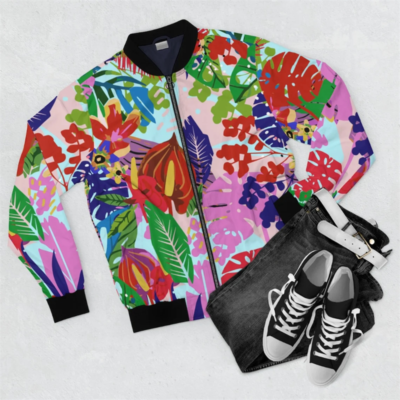 New Men's Jacket African Style - مراجعة Street Fashion Graffiti وسعره
